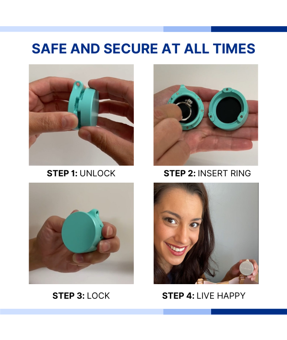 Secure Portable Ring Case - LoveLocker™